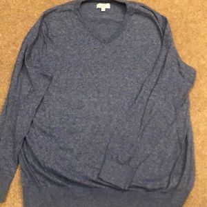 NWOT Croft & Borrow Blue v-Neck Sweater